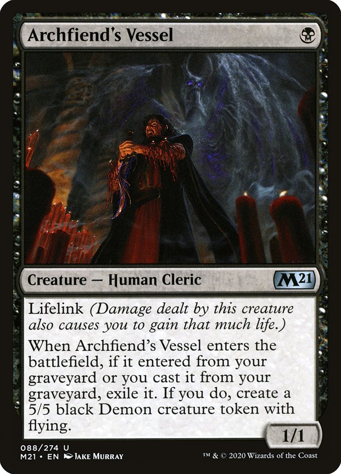 Archfiend's Vessel [Core Set 2021] | Total Play