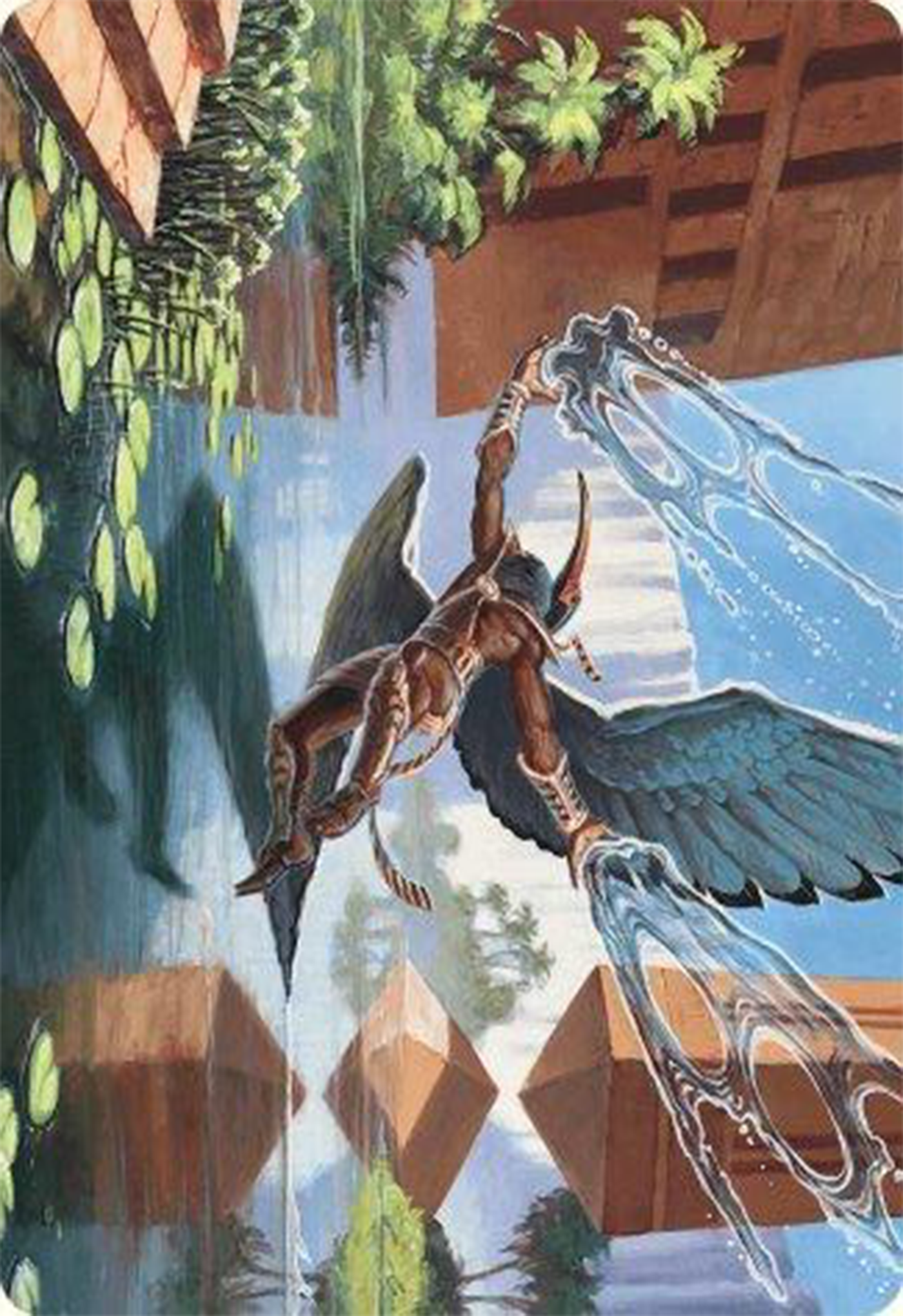 Nadu, Winged Wisdom Art Card [Modern Horizons 3 Art Series] | Total Play