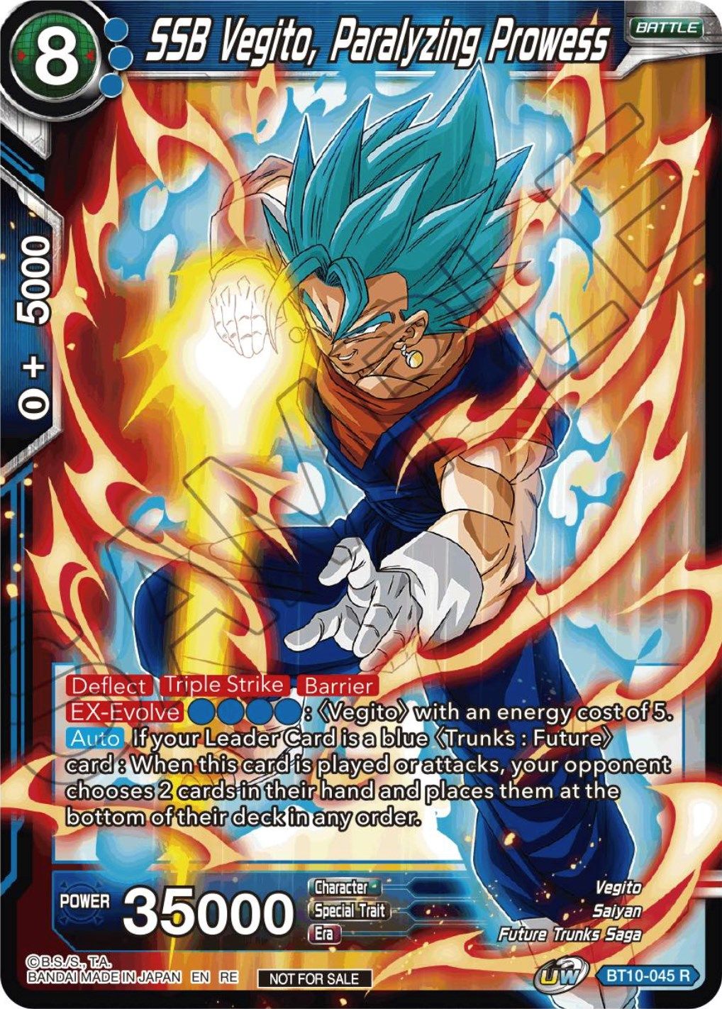 SSB Vegito, Paralyzing Prowess (Championship Selection Pack 2023 Vol.1) (BT10-045) [Tournament Promotion Cards] | Total Play