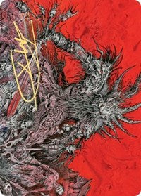 Varragoth, Bloodsky Sire Art Card (Gold-Stamped Signature) [Kaldheim Art Series] | Total Play