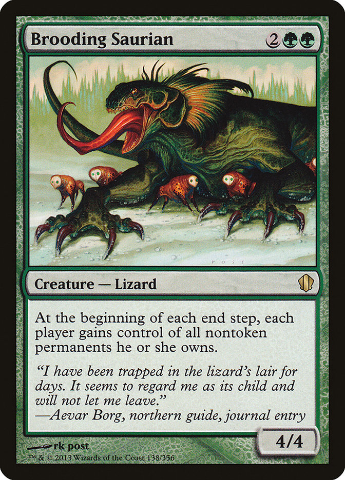 Brooding Saurian [Commander 2013] | Total Play
