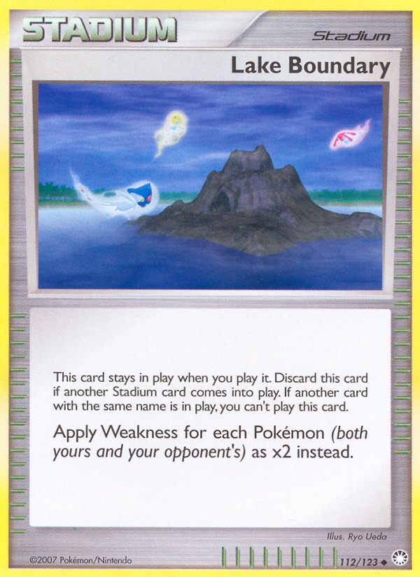 Lake Boundary (112/123) [Diamond & Pearl: Mysterious Treasures] | Total Play