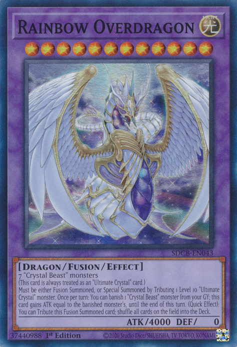 Rainbow Overdragon [SDCB-EN043] Super Rare | Total Play