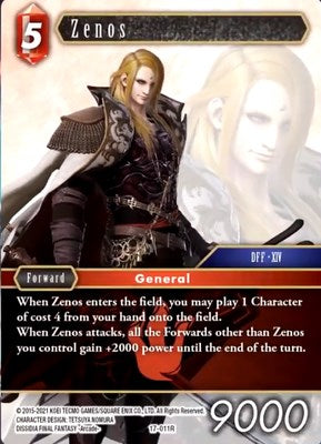 Zenos [Rebellion's Call] | Total Play