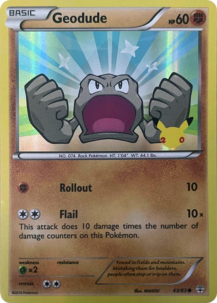 Geodude (043/083) [Celebrations: 25th Anniversary] | Total Play