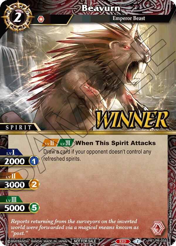 Beavurn (Store Tournament & Sealed Deck Pack Vol.2 -Winner-) (PR-056) [Launch & Event Promos] | Total Play
