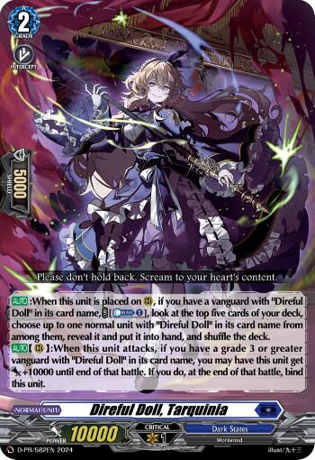 Direful Doll, Tarquinia (D-PR/582EN) [D Promo Cards] | Total Play