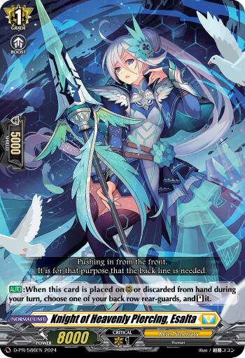 Knight of the Heavenly Piercing, Esalta (D-PR/586EN) [D Promo Cards] | Total Play