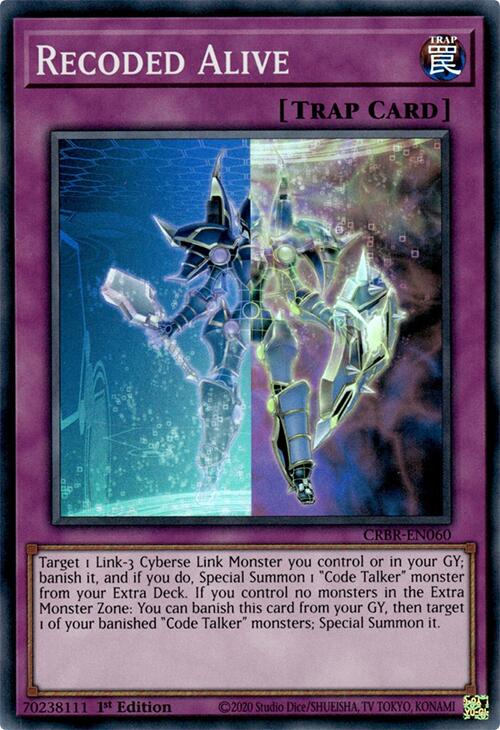Recoded Alive (SR) [CRBR-EN060] Super Rare | Total Play