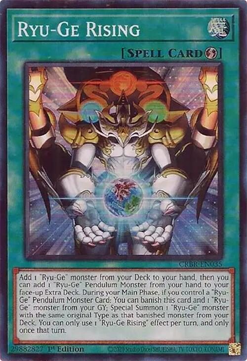 Ryu-Ge Rising (SR) [CRBR-EN035] Super Rare | Total Play