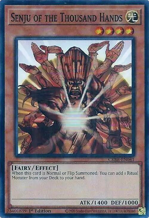 Senju of the Thousand Hands (SR) [CRBR-EN041] Super Rare | Total Play