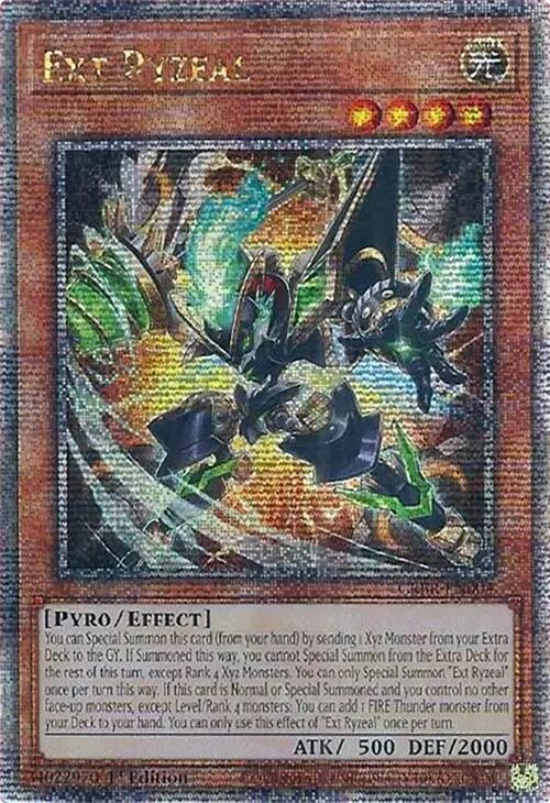Ext Ryzeal (Quarter Century Secret Rare) [CRBR-EN004] Quarter Century Secret Rare | Total Play