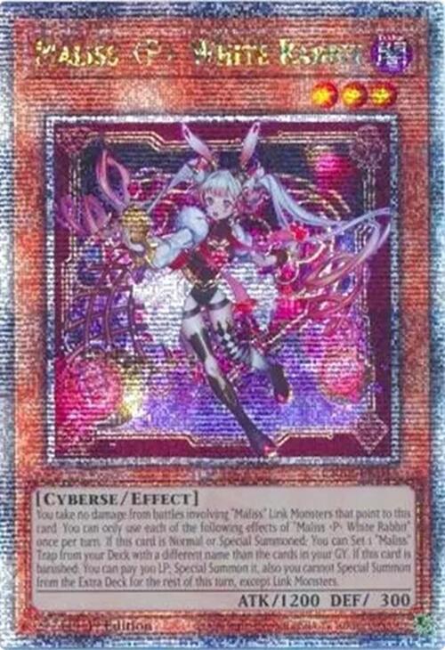 Maliss P White Rabbit (Quarter Century Secret Rare) [CRBR-EN015] Quarter Century Secret Rare | Total Play