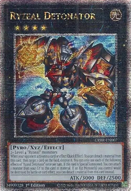 Ryzeal Detonator (Quarter Century Secret Rare) [CRBR-EN007] Quarter Century Secret Rare | Total Play