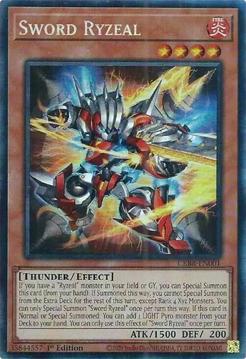 Sword Ryzeal [CRBR-EN001] Collector's Rare | Total Play