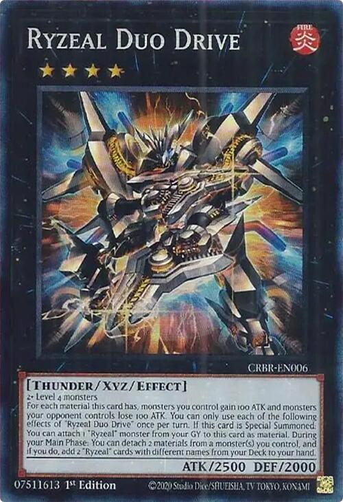 Ryzeal Duo Drive [CRBR-EN006] Collector's Rare | Total Play