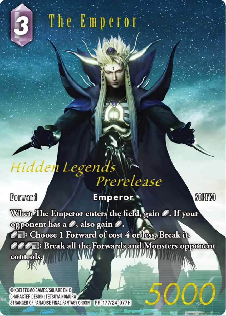 The Emperor (Prerelease Promo) [Promo Cards] | Total Play