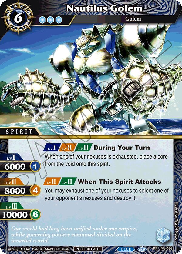 Nautilus Golem (Store Tournament & Sealed Deck Pack Vol.2) (PR-066) [Launch & Event Promos] | Total Play