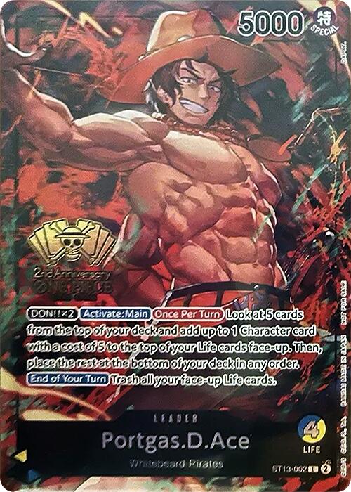 Portgas.D.Ace (2nd Anniversary Tournament) [One Piece Promotion Cards] | Total Play