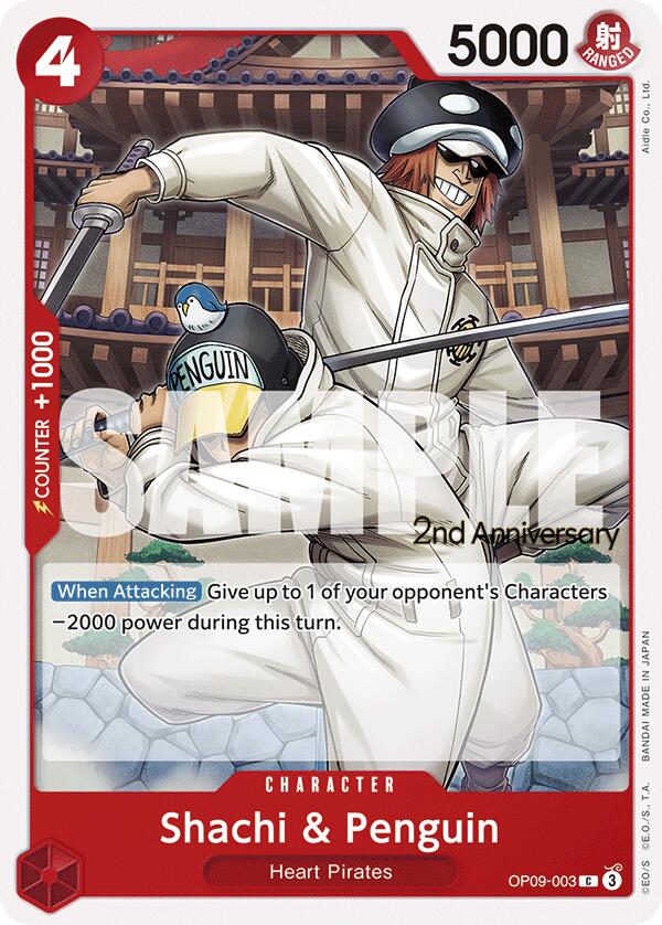 Shachi & Penguin [Emperors in the New World: 2nd Anniversary Tournament Cards] | Total Play