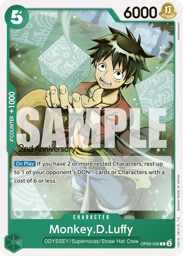 Monkey.D.Luffy [Emperors in the New World: 2nd Anniversary Tournament Cards] | Total Play