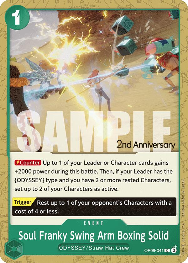 Soul Franky Swing Arm Boxing Solid [Emperors in the New World: 2nd Anniversary Tournament Cards] | Total Play