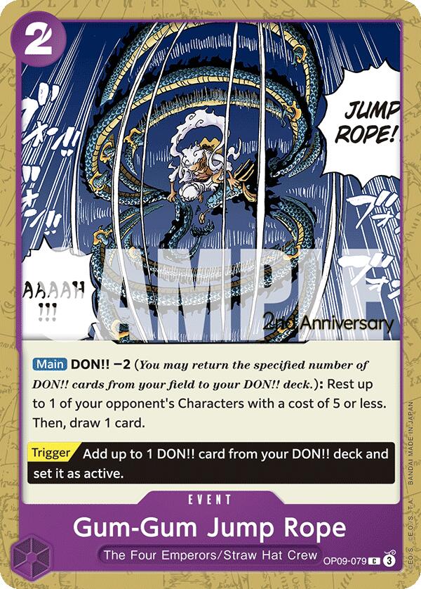 Gum-Gum Jump Rope [Emperors in the New World: 2nd Anniversary Tournament Cards] | Total Play
