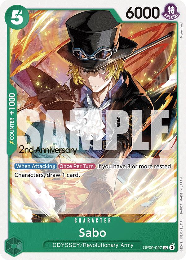 Sabo [Emperors in the New World: 2nd Anniversary Tournament Cards] | Total Play