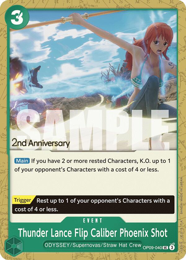 Thunder Lance Flip Caliber Phoenix Shot [Emperors in the New World: 2nd Anniversary Tournament Cards] | Total Play