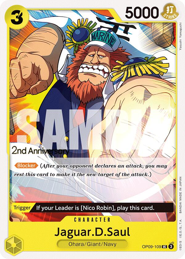 Jaguar.D.Saul [Emperors in the New World: 2nd Anniversary Tournament Cards] | Total Play