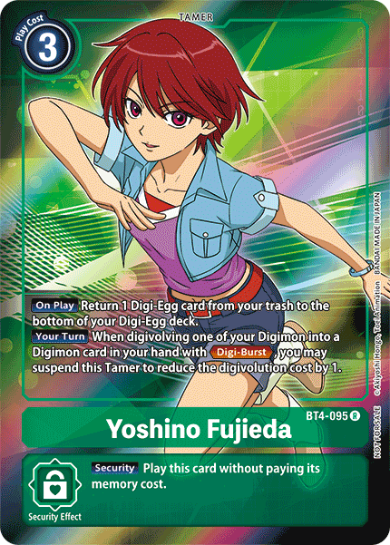 Yoshino Fujieda [BT4-095] (Buy-A-Box Promo) [Great Legend Promos] | Total Play