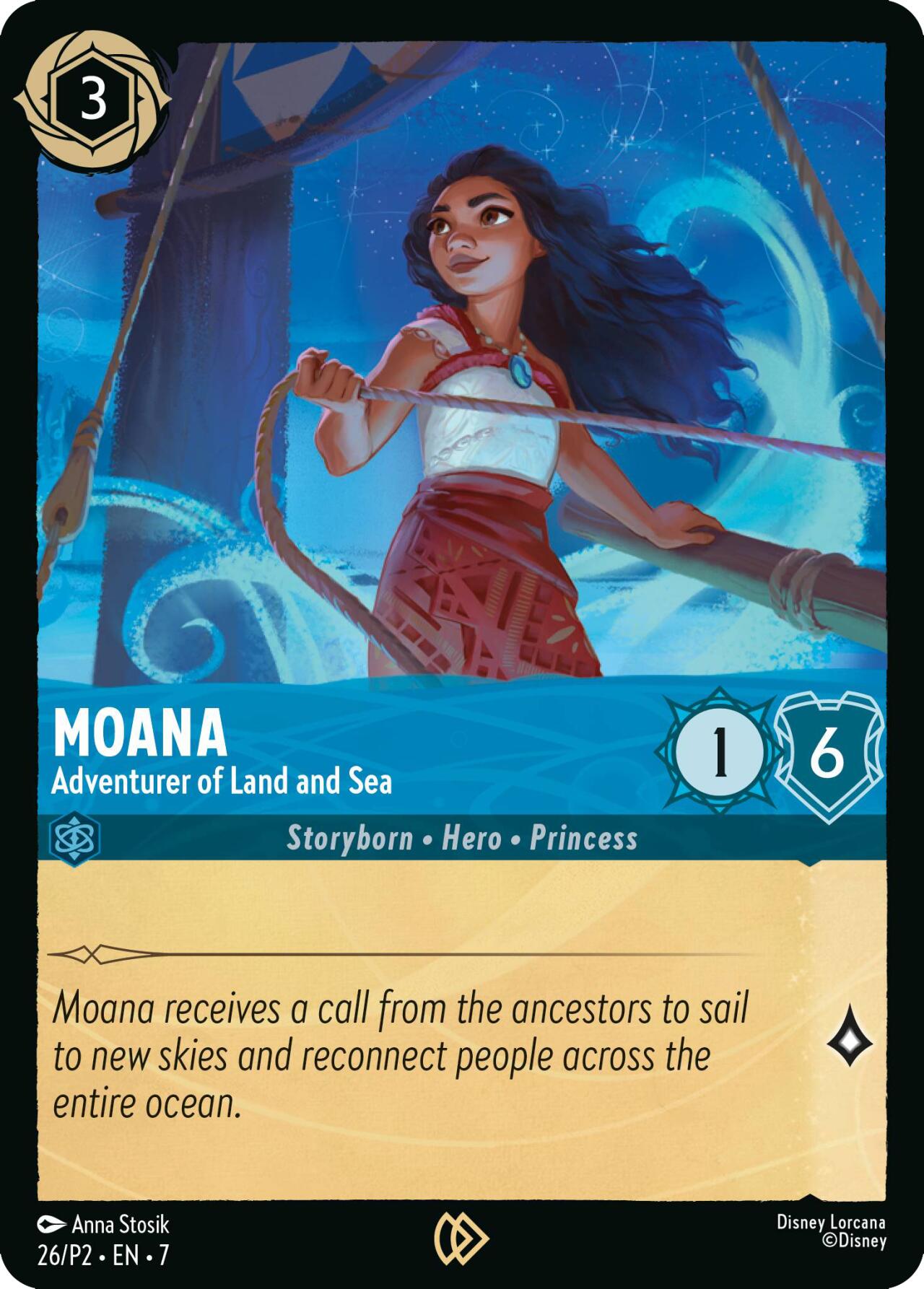 Moana - Adventurer of Land and Sea (26) [Promo Cards] | Total Play