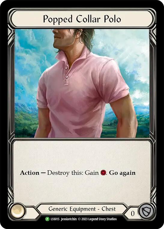 Popped Collar Polo [LSS015] (Promo)  Cold Foil | Total Play