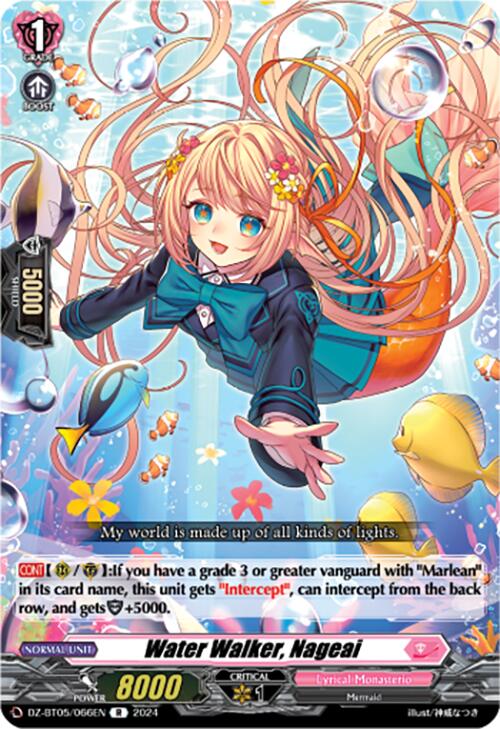 Water Walker, Nageai (DZ-BT05/066EN) [DZ-BT05: Omniscient Awakening] | Total Play