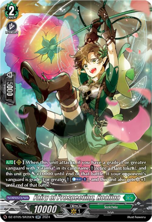 Fairy of Prospecting, Roallua (DZ-BT05/SR35EN) [DZ-BT05: Omniscient Awakening] | Total Play