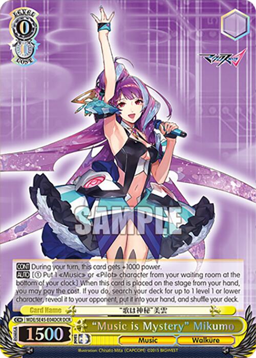 "Music is Mystery" Mikumo (MDE/SE45E04DCR DCR) [MACROSS Delta Premium Booster] | Total Play