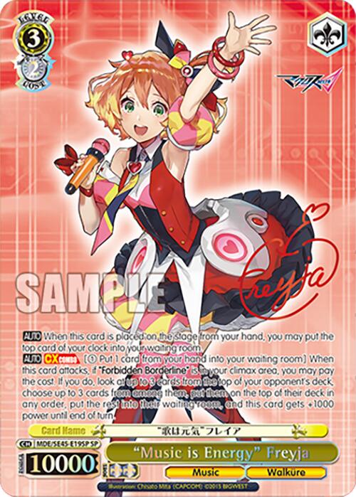 "Music is Energy" Freyja (MDE/SE45E19SP SP) [MACROSS Delta Premium Booster] | Total Play