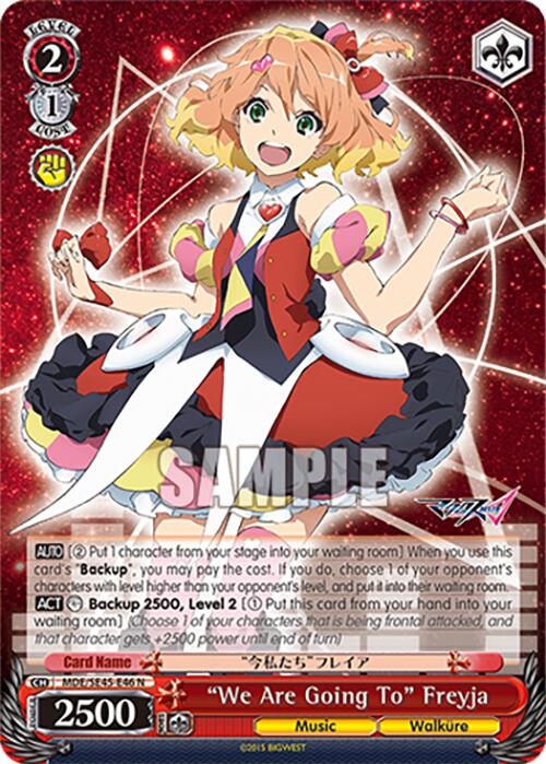 "We Are Going To" Freyja (MDE/SE45E46 N) [MACROSS Delta Premium Booster] | Total Play