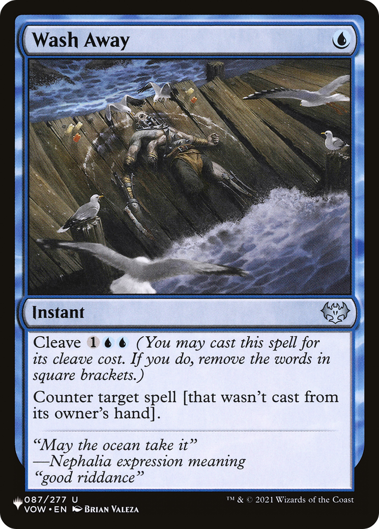 Wash Away [The List Reprints] | Total Play