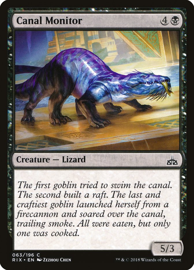 Canal Monitor [Rivals of Ixalan] | Total Play
