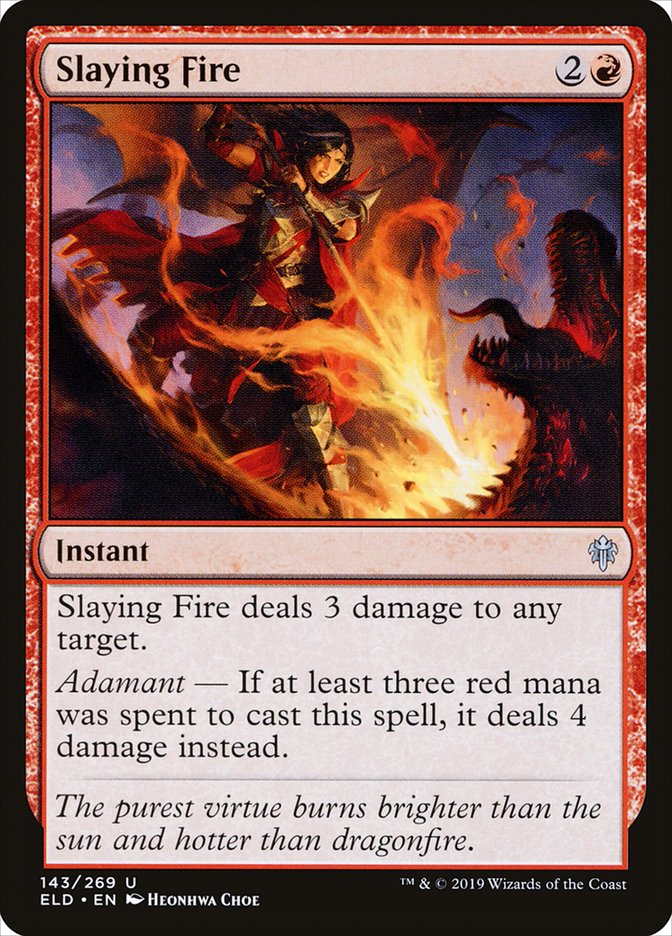 Slaying Fire [Throne of Eldraine] | Total Play