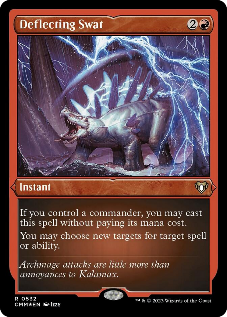 Deflecting Swat (Foil Etched) [Commander Masters] | Total Play