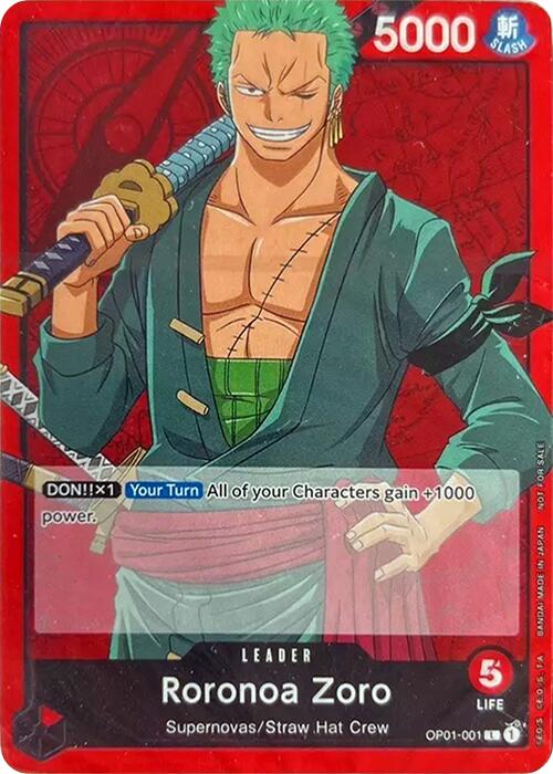 Roronoa Zoro [One Piece Demo Deck Cards] | Total Play