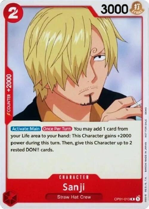 Sanji [One Piece Demo Deck Cards] | Total Play