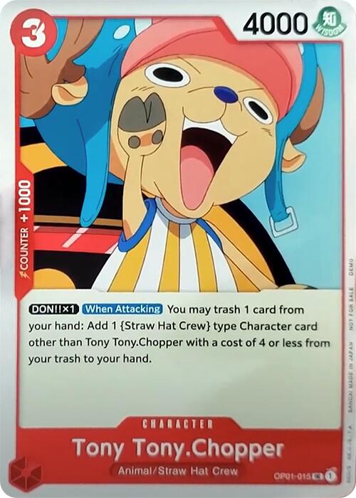 Tony Tony.Chopper [One Piece Demo Deck Cards] | Total Play