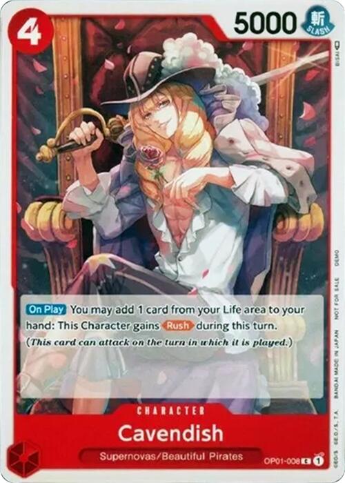 Cavendish [One Piece Demo Deck Cards] | Total Play