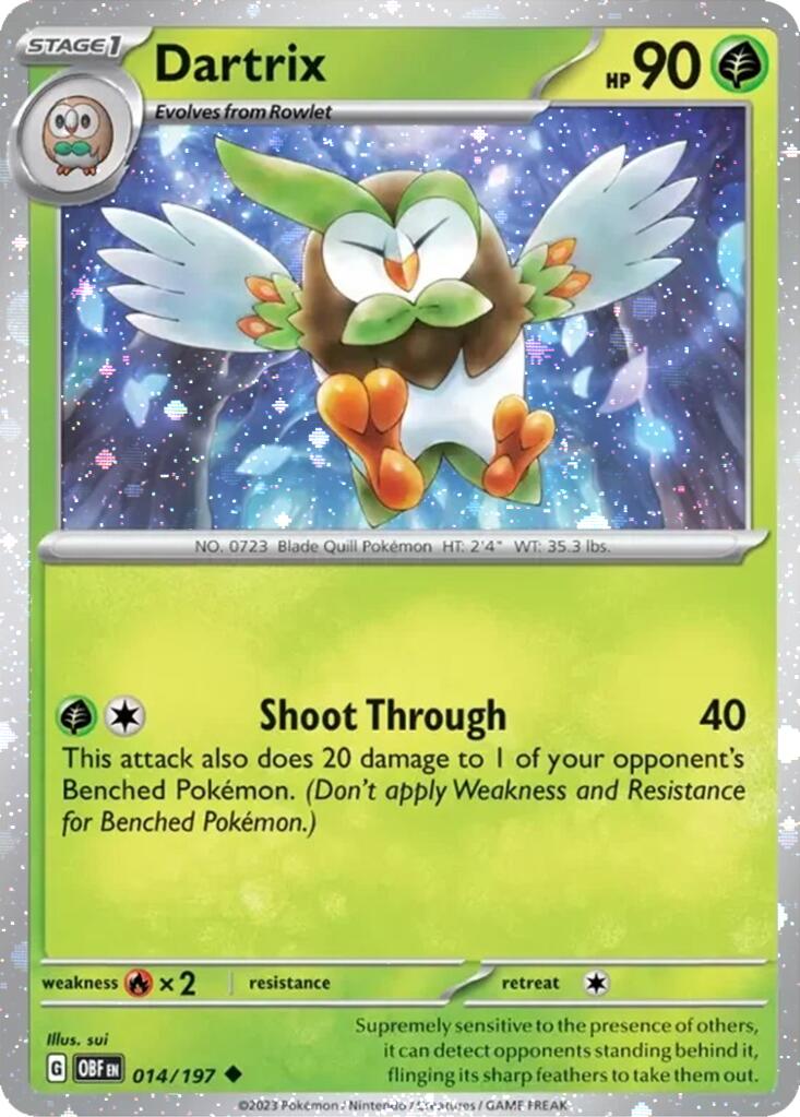 Dartrix (014/197) (Cosmos Holo) [Miscellaneous Cards] | Total Play