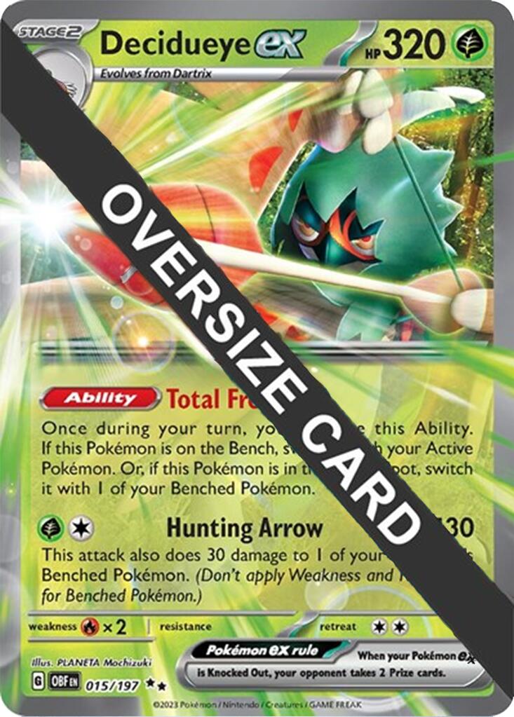 Decidueye ex (015/197) (Jumbo Card) [Miscellaneous Cards] | Total Play