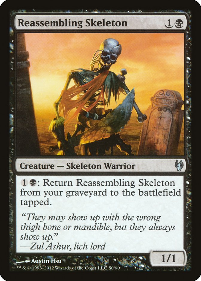 Reassembling Skeleton [Duel Decks: Izzet vs. Golgari] | Total Play