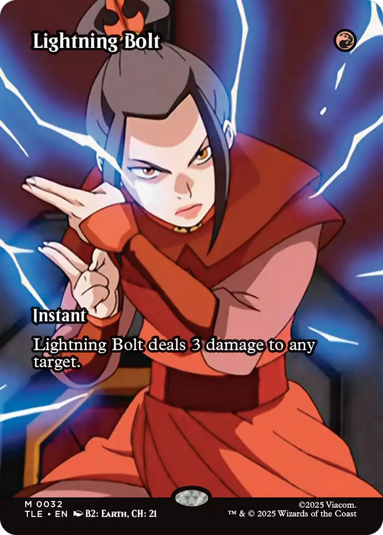 Lightning Bolt (Borderless) [Avatar: The Last Airbender: Eternal-Legal] | Total Play